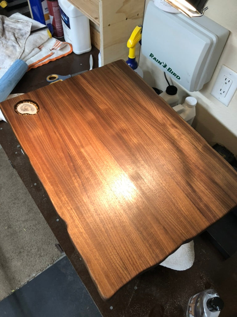 Charcuterie Board in Walnut with Elk Horn Inlay