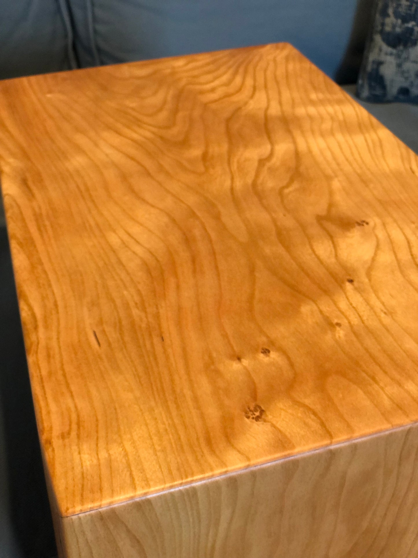 Solid Cherry C-Table with Waterfall Edge