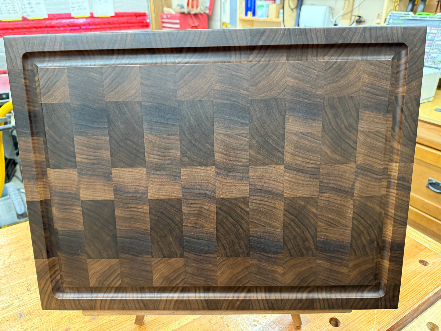 Walnut End Grain Cutting Board