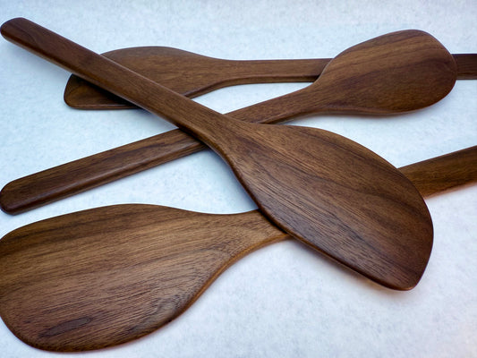 Large Walnut Spatula - For Larger Mixing Jobs